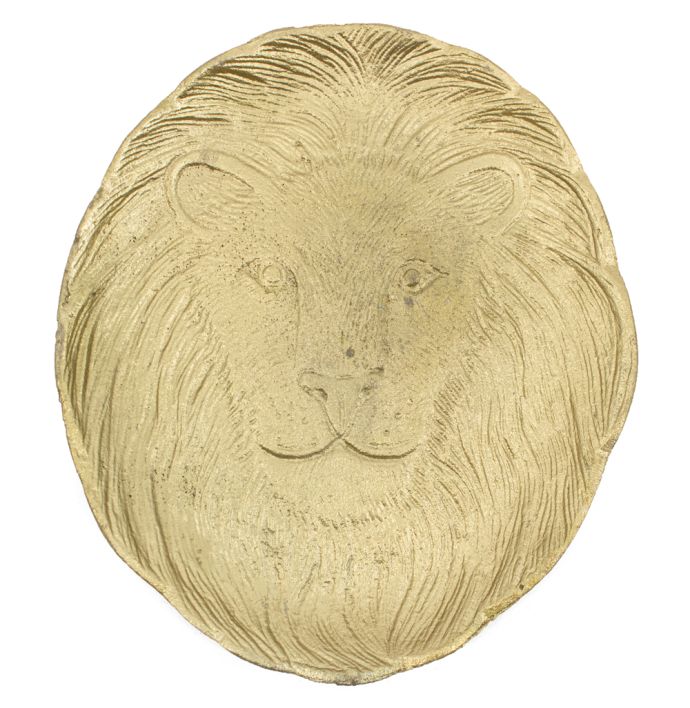 Schaal leeuw goud
