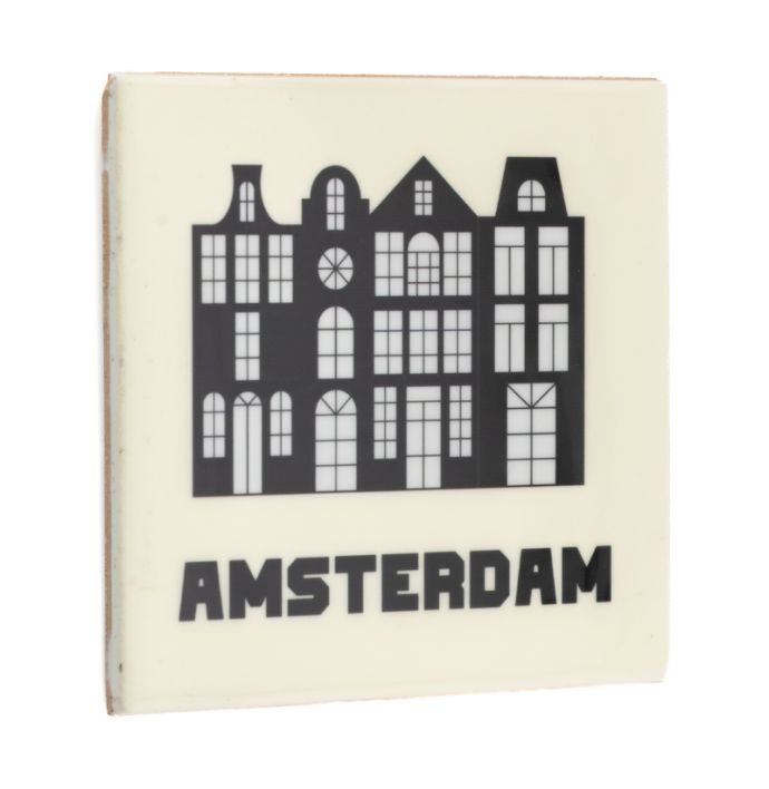 Tegeltje Amsterdamse huisjes