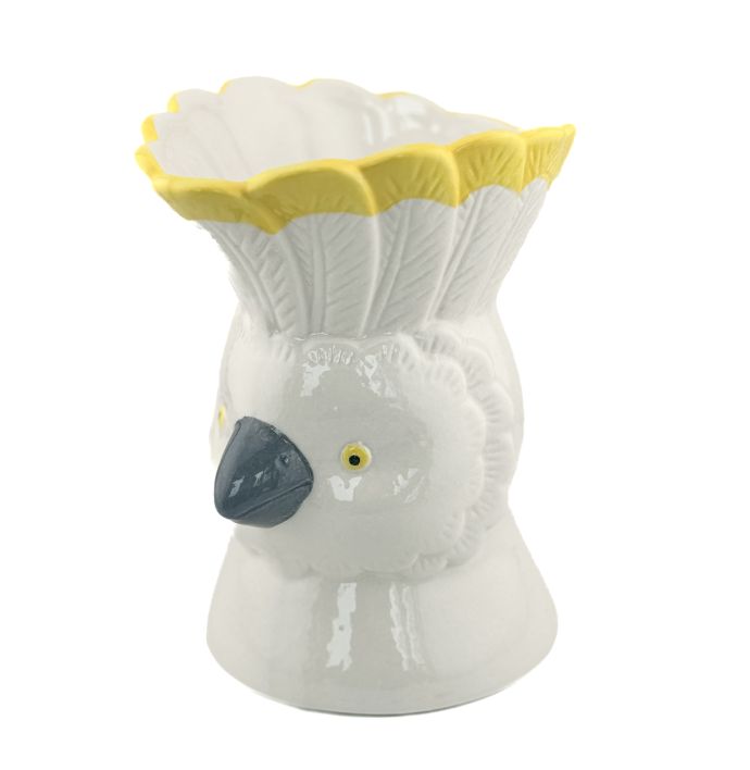 Aardewerk vaasje vogel