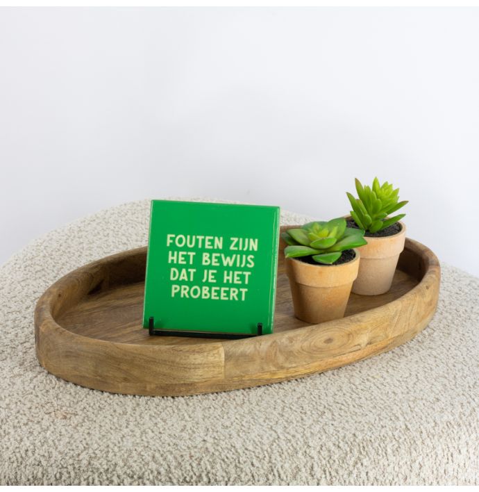 Tegeltje fouten zijn het bewijs