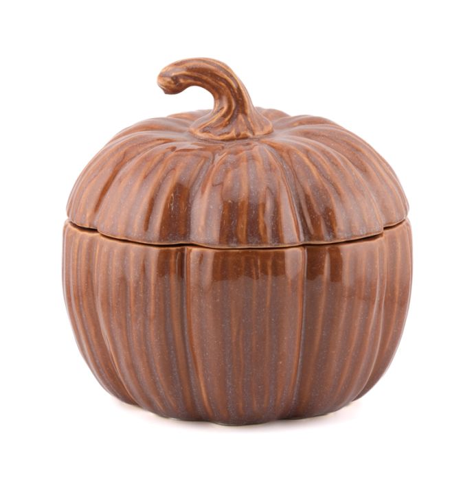 Opbergbakje pompoen Gourd bruin L