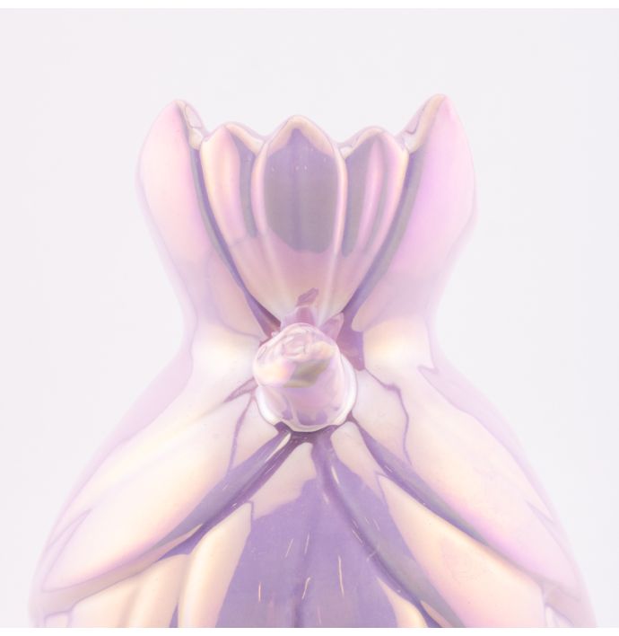 Aardewerk vaas Princess dress roze