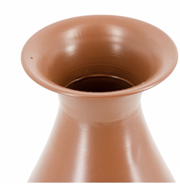 Metalen vaas brique