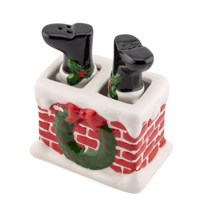Peper en zoutstel kerstman Santa Sole