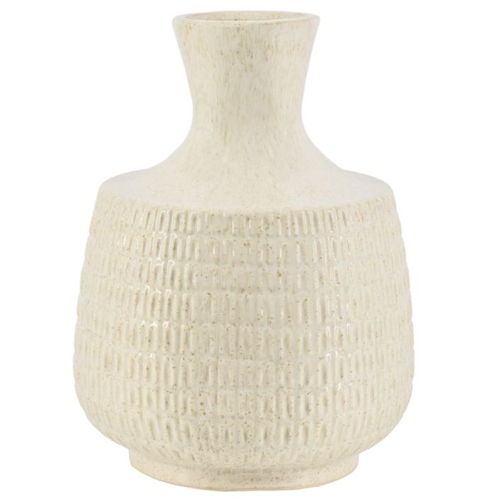 Aardewerk vaas Souk beige