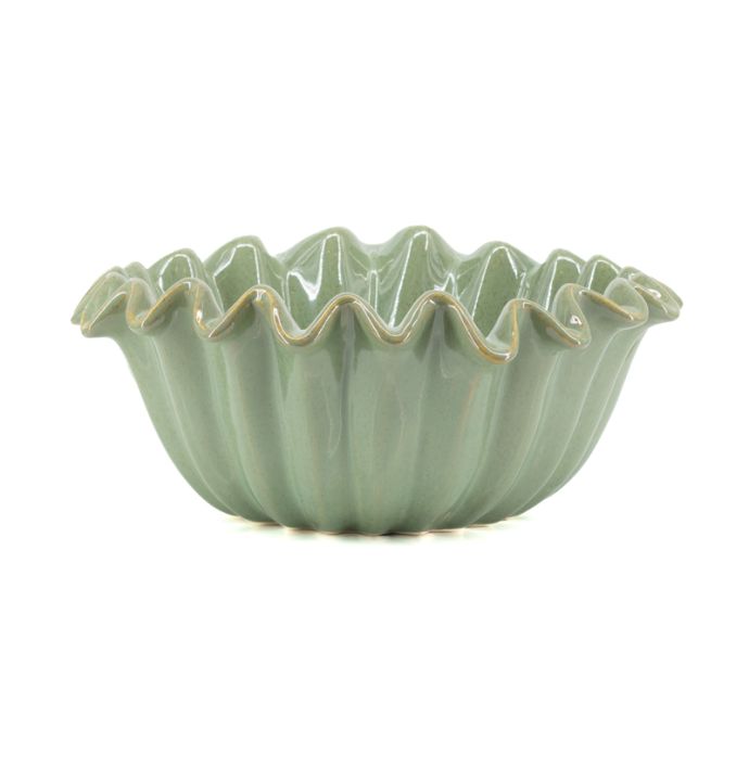 Aardewerk schaal Virea S jade