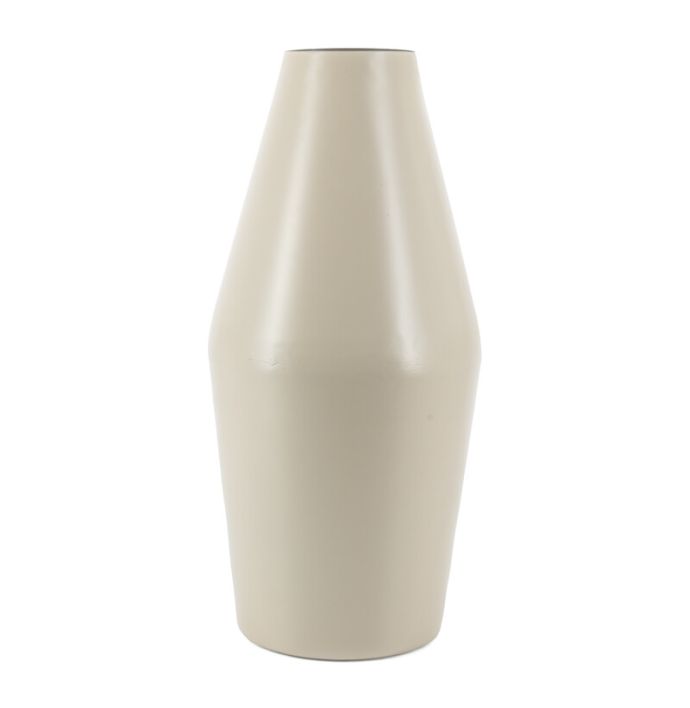 Metalen vaas sand