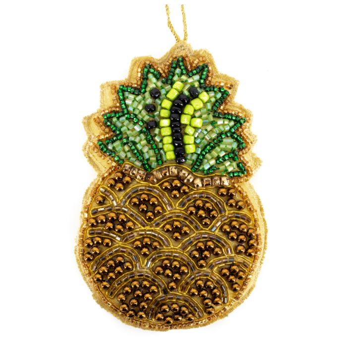 Hanger met kralen Ananas