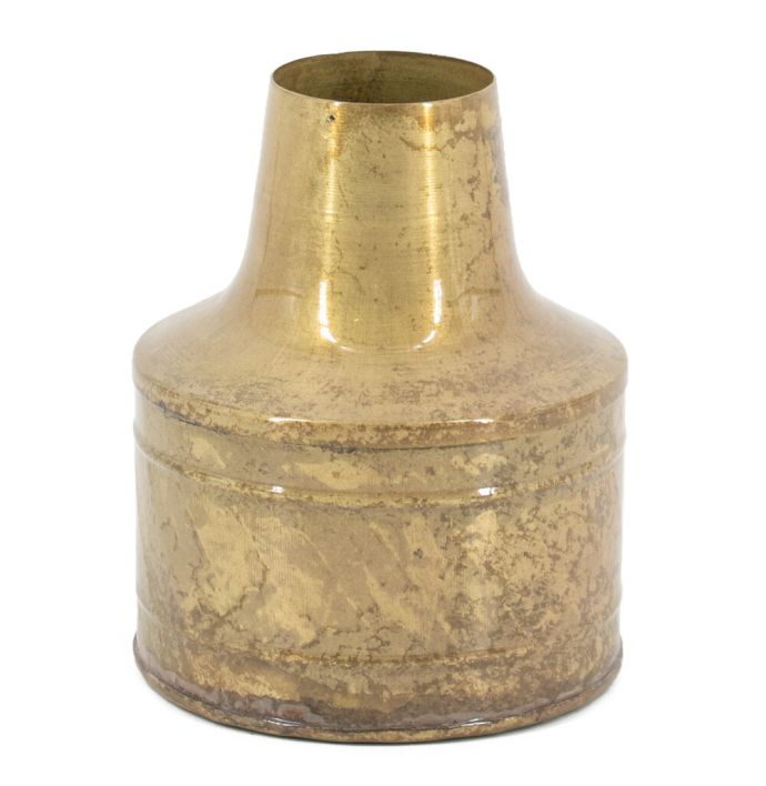 Metalen vaas peach