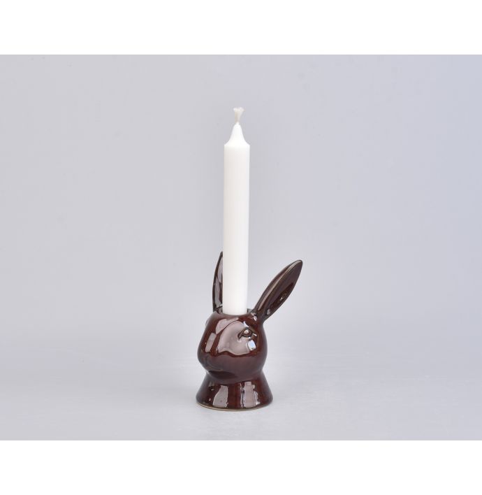 Kaarsenstandaard konijn Scout Chestnut L