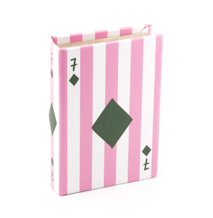 Opbergboek koffietafel Seven of Diamonds 13,5x9,5cm