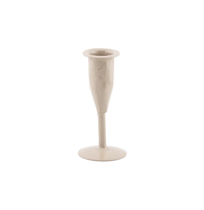 Kaarsenstandaard 15cm beige