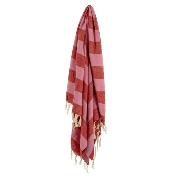 Plaid Loa striped roze