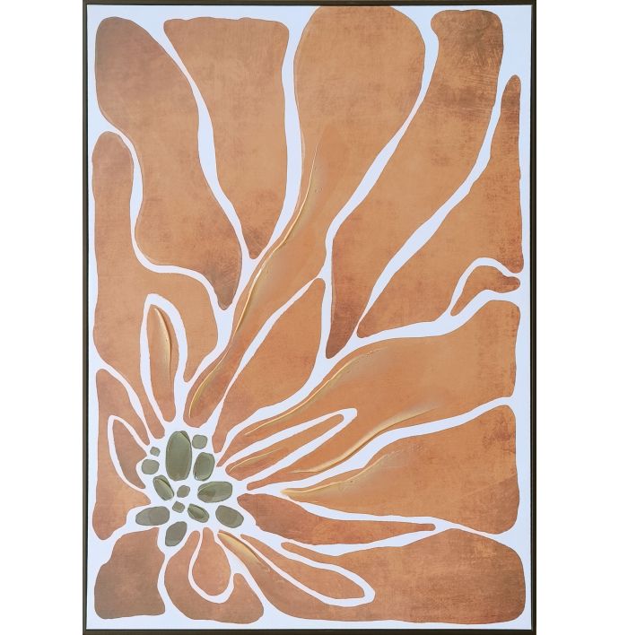 Schilderij bloem 60x80cm