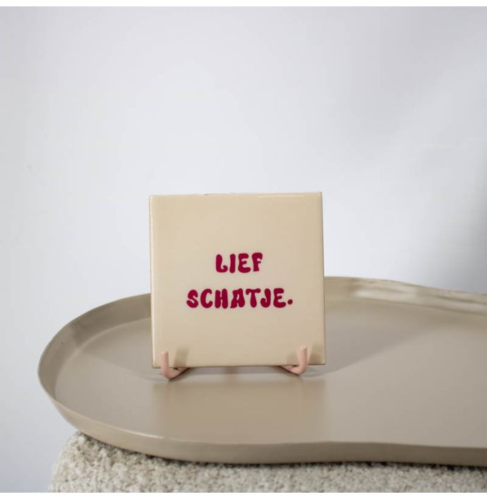 Tegeltje Lief schatje
