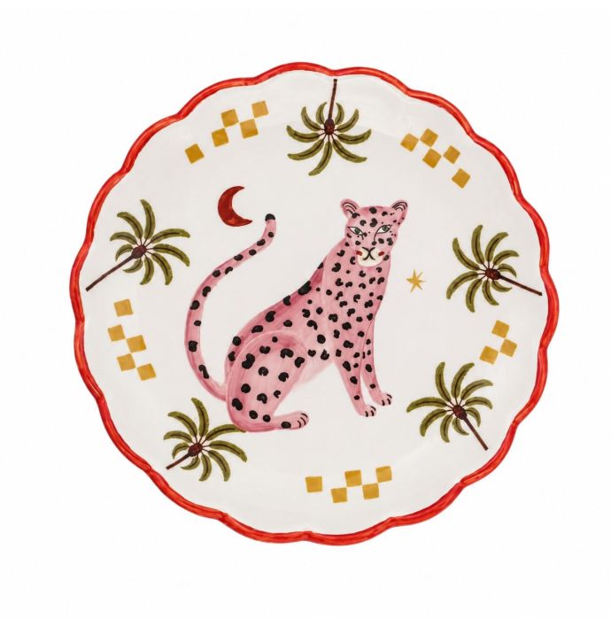 Decoratiebordje luipaard Shira