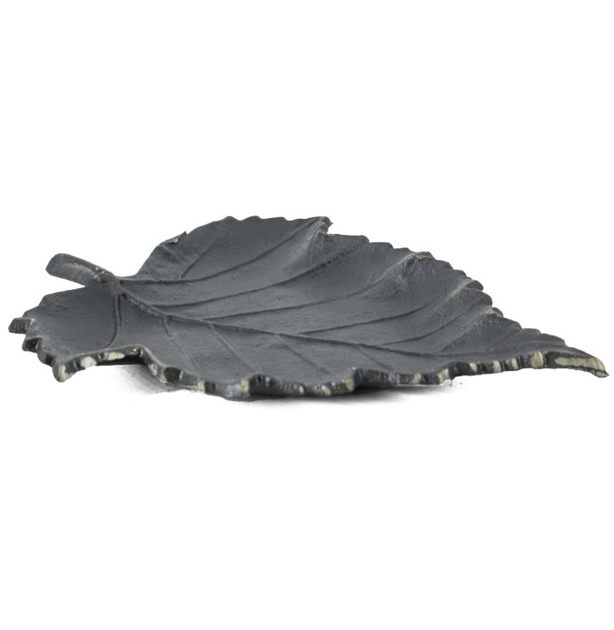 Schaaltje blad zwart