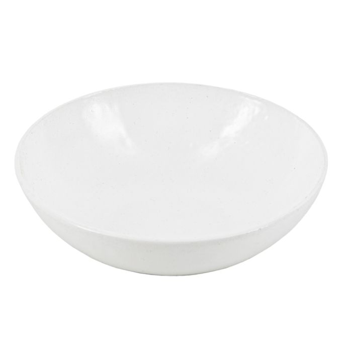 Schaaltje bowl hammered wit