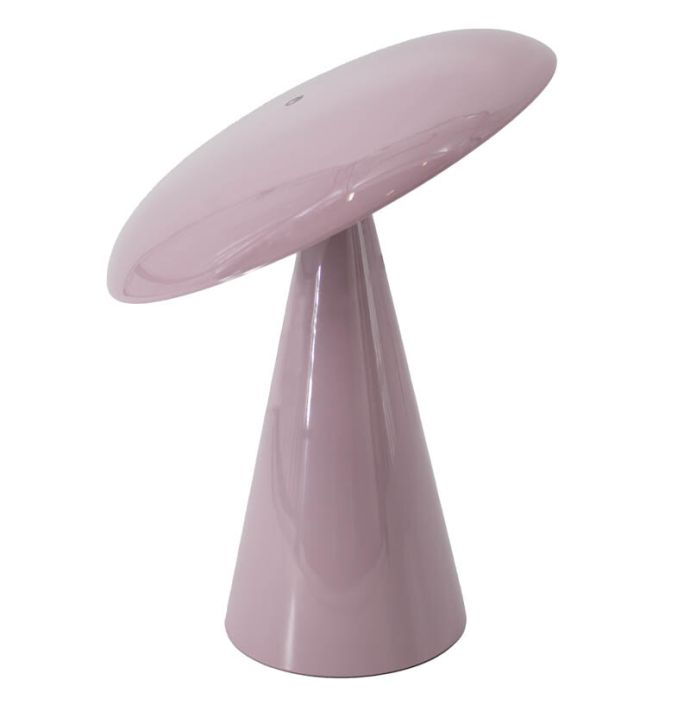 Bureaulamp Mush LED op accu lila