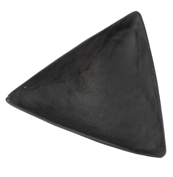 Schaaltje schelp driehoek zwart
