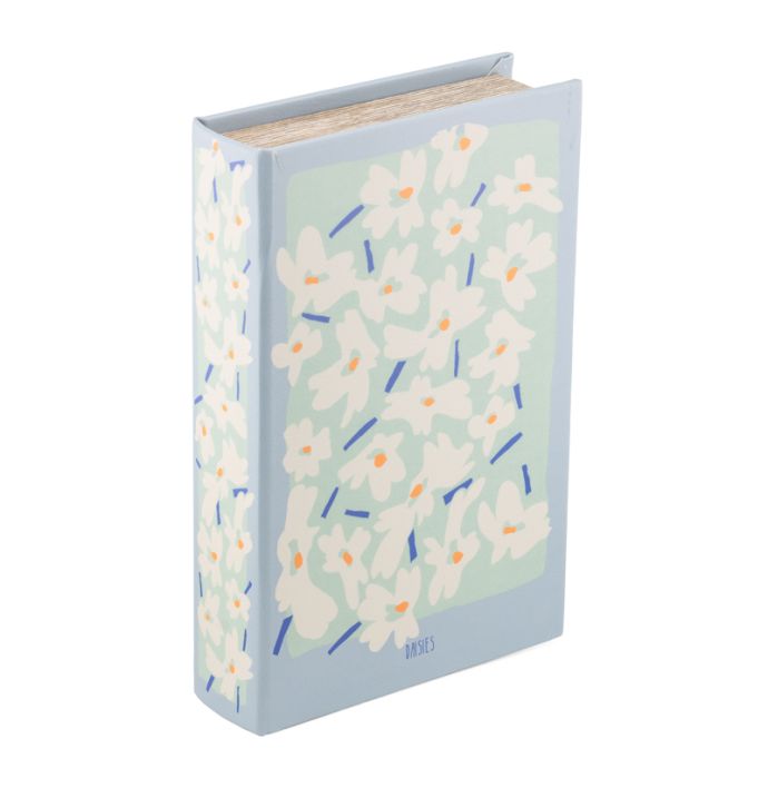 Opbergboek koffietafel daisies 24x16cm