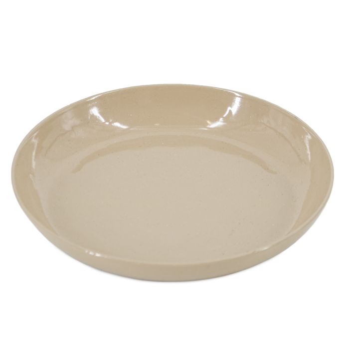 Schaaltje hammered beige