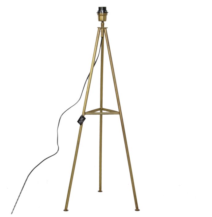 Vloerlamp metaal goud