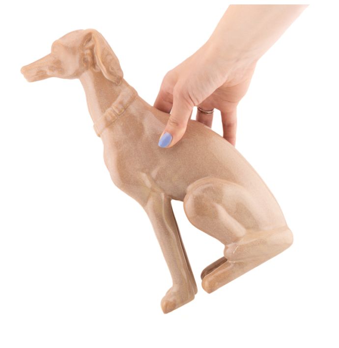 Ornament Canis Grey beige