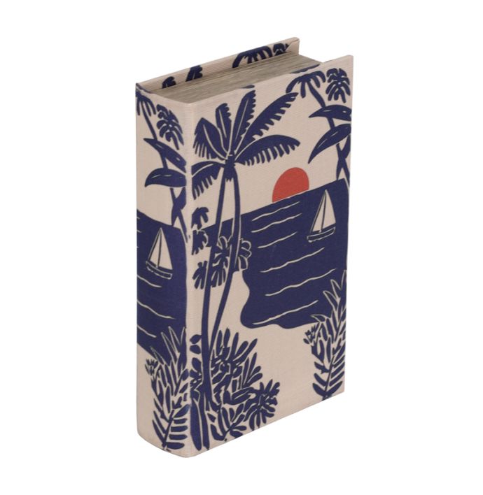 Opbergboek Blue Tropical 21x13cm
