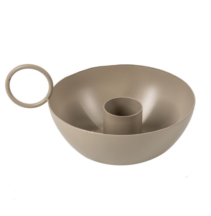 Kaarsenstandaard bowl sand