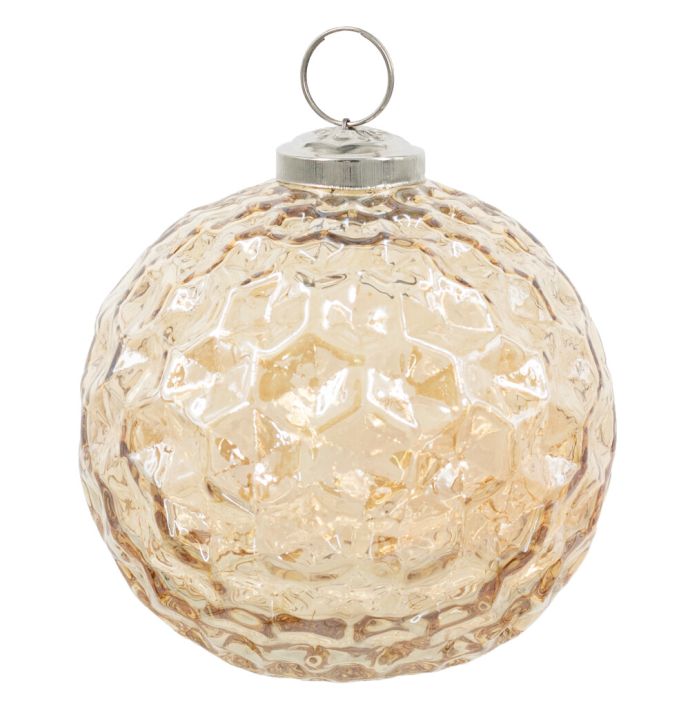 Kerstbal - Oranje - 12,5cm