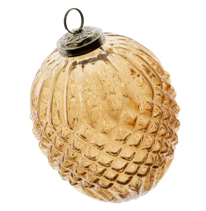Kerstbal - Oranje - 12,5cm