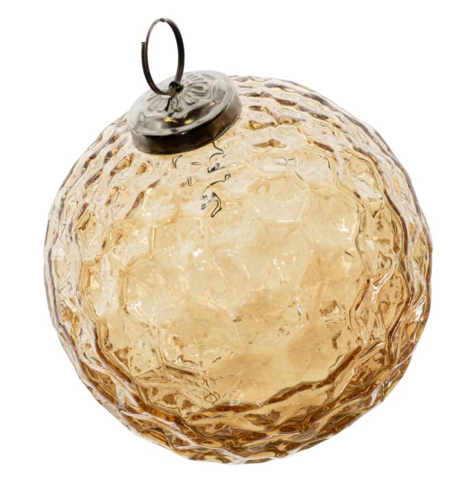 Kerstbal - Oranje - 12,5cm