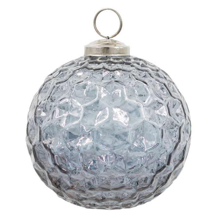 Kerstbal - Grijs - 12,5cm