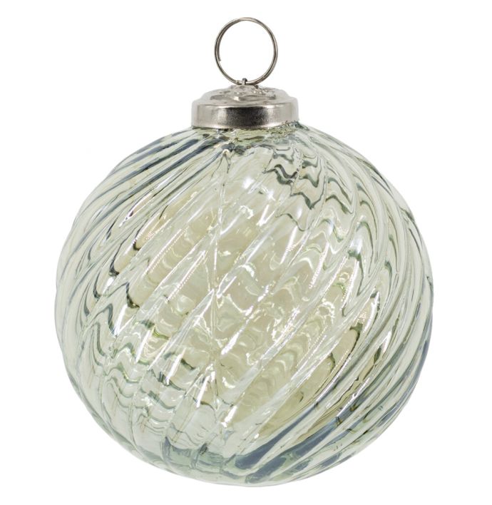 Kerstbal - Groen - 10cm