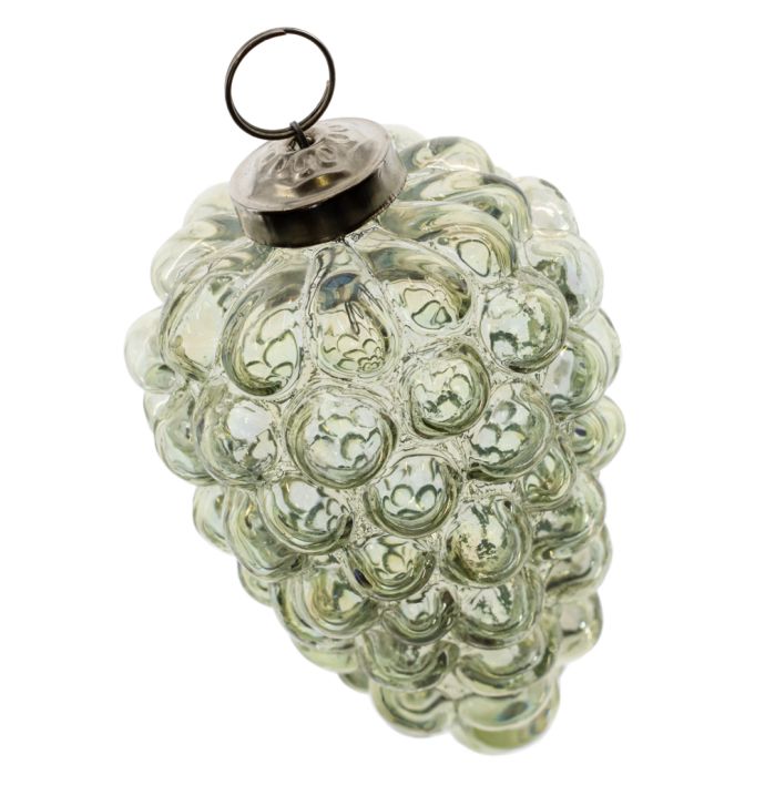 Kerstbal Bolletjes - Groen - 10cm