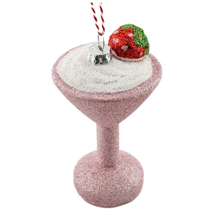 Kerstbal Hanger Cocktail - Roze