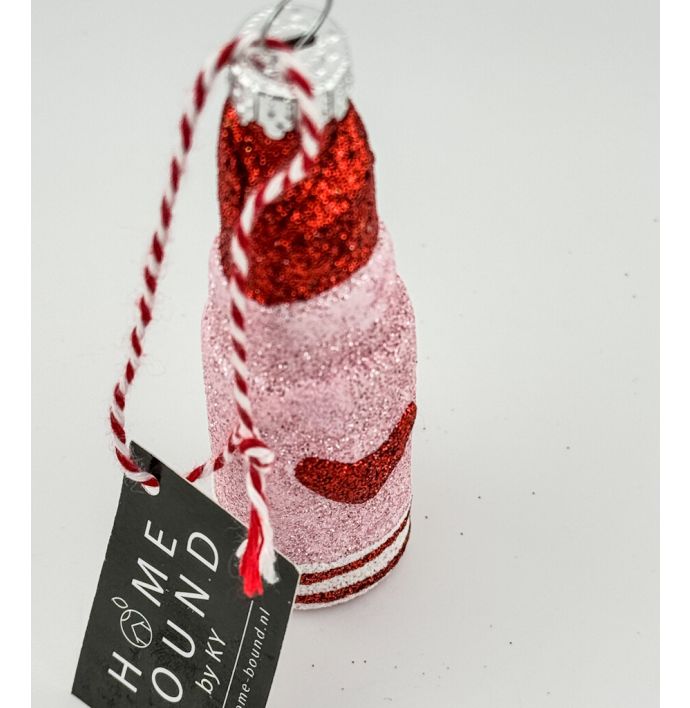 Kerstbal Hanger Lippenstift
