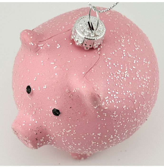 Kerstbal Hanger Piggy