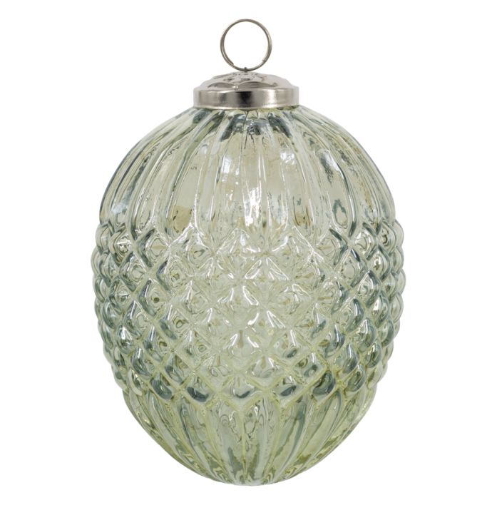 Kerstbal - Groen - 12,5cm