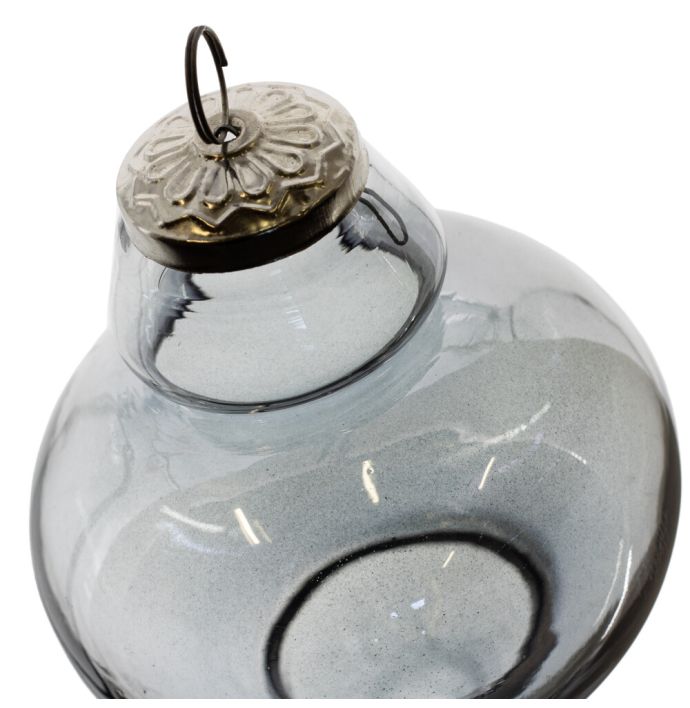 Kerstbal - Grijs - 12,5cm