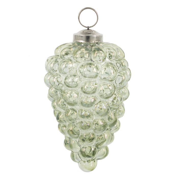 Kerstbal Bolletjes - Groen - 10cm