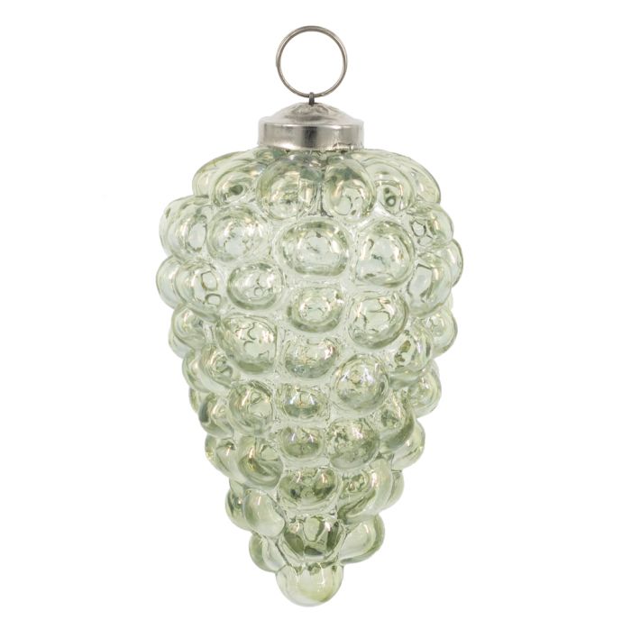 Kerstbal Bolletjes - Groen - 10cm