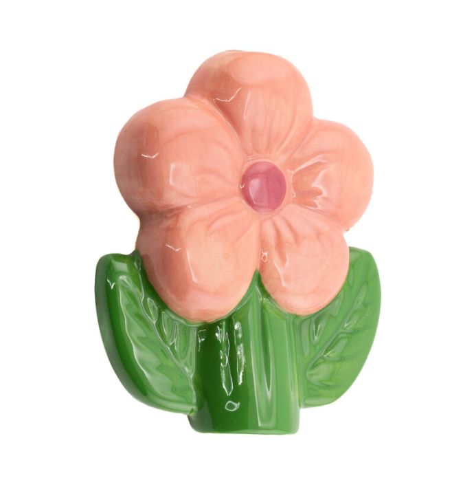 Wanddecoratie vaasje bloem Nemi