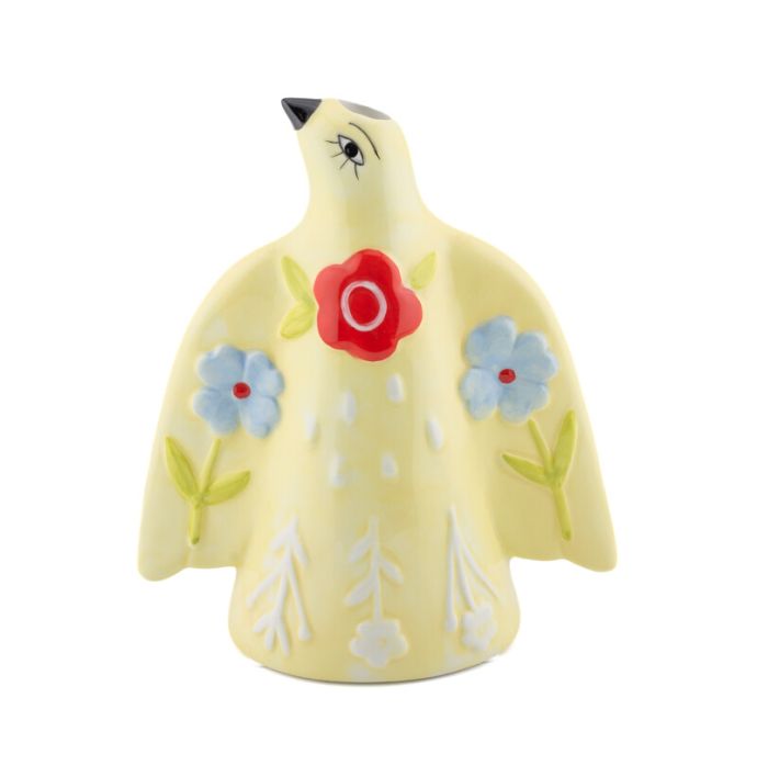 Aardewerk vaas vogel Lotti