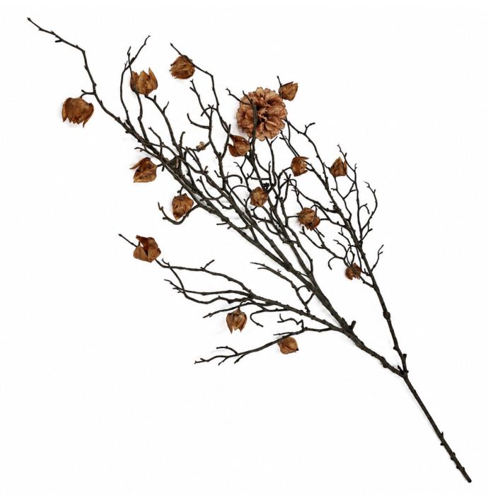 Kunsttak Hortensia 135cm taupe