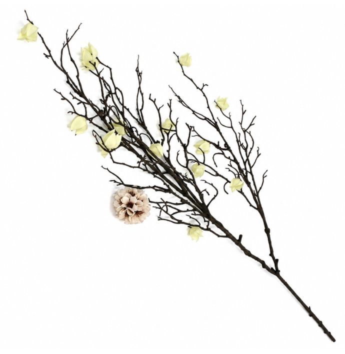 Kunsttak Hortensia 135cm off-white