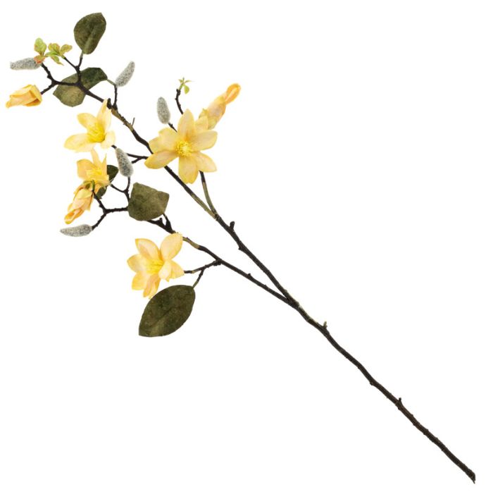 Kunsttak magnolia 86cm creme