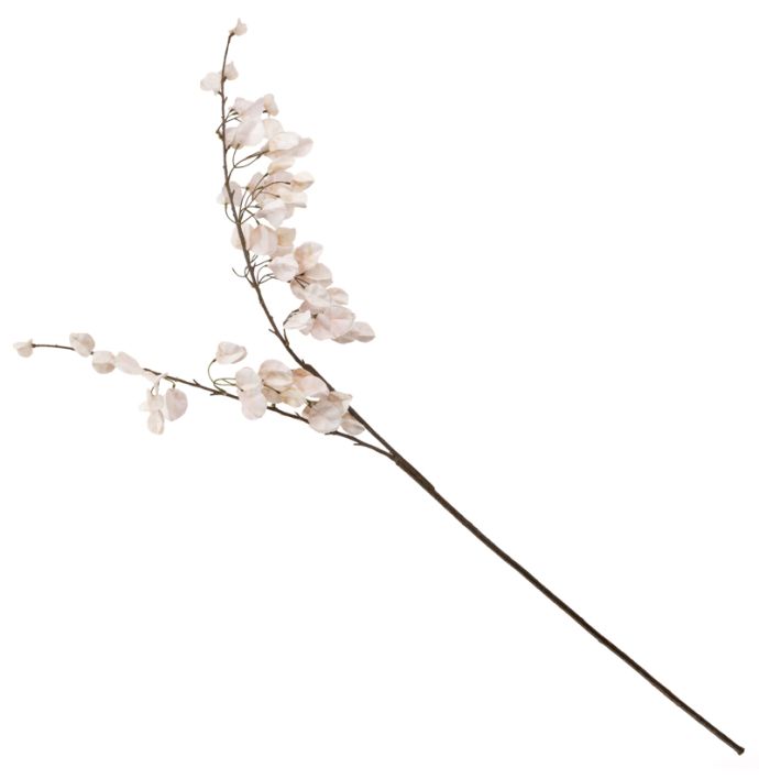 Kunst bloesemtak Koelreuteria 122cm off-white