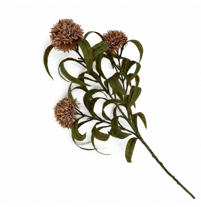Kunstbloem Wilde Chrysant 80cm oudroze